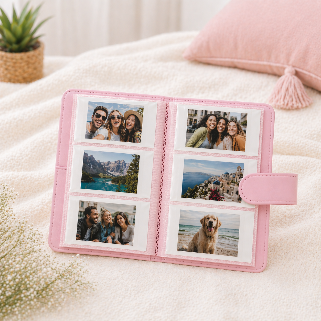 Kit Instax Mini Fujifilm: Películas + Álbum Instax Pink Liso - Imagen 4