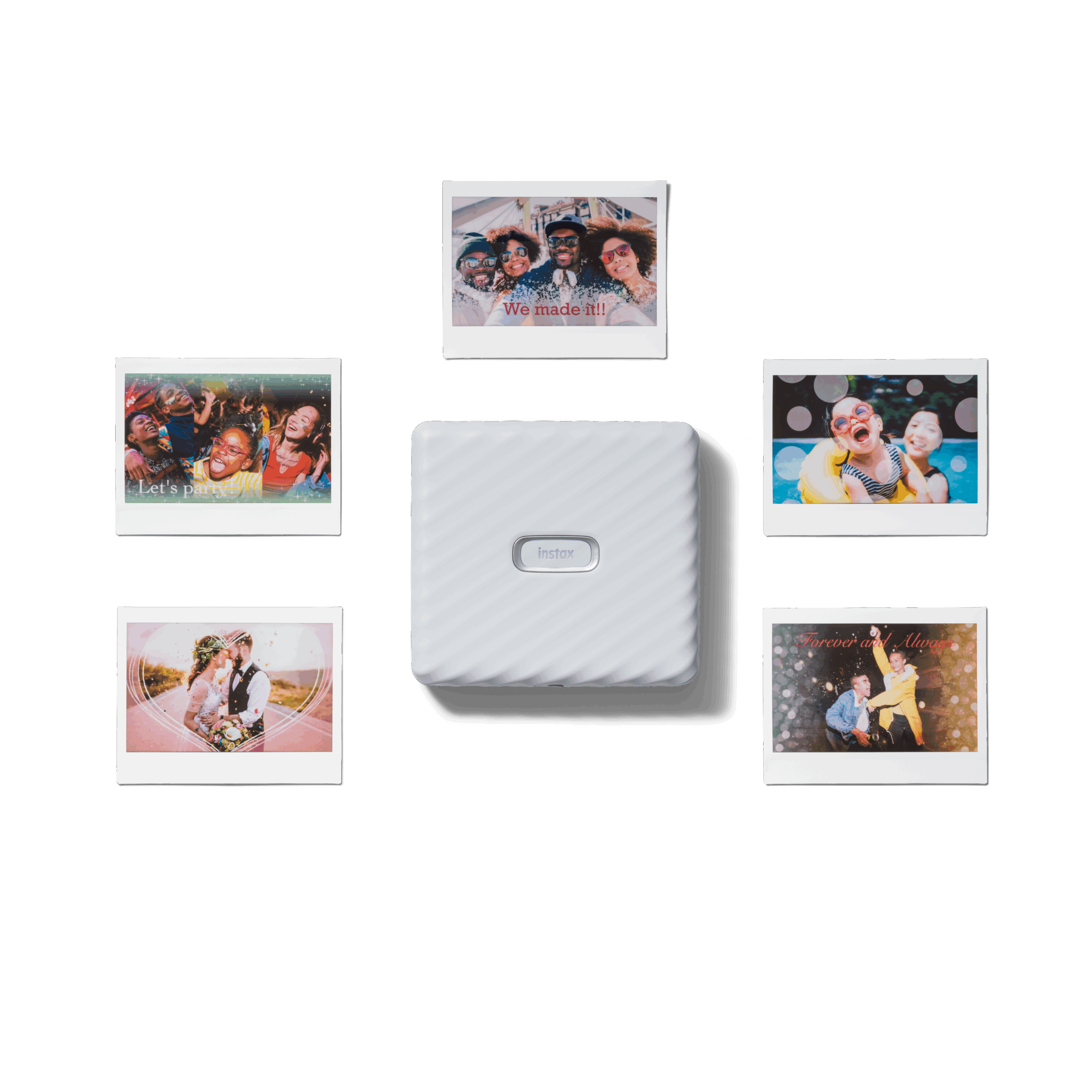Impresora Fuji Instax Link Wide Color White - Imagen 5