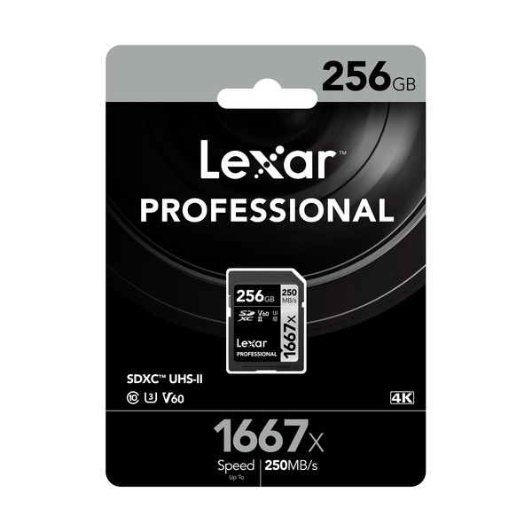 Memoria Lexar 256GB Professional 1667x 250Mbs