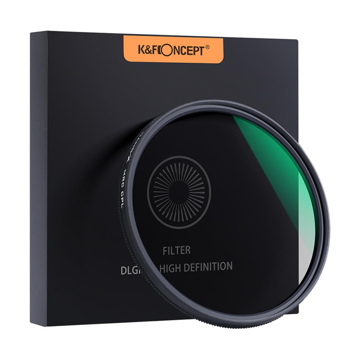 FILTRO K&F 58MM HD SLIM CPL - Imagen 2