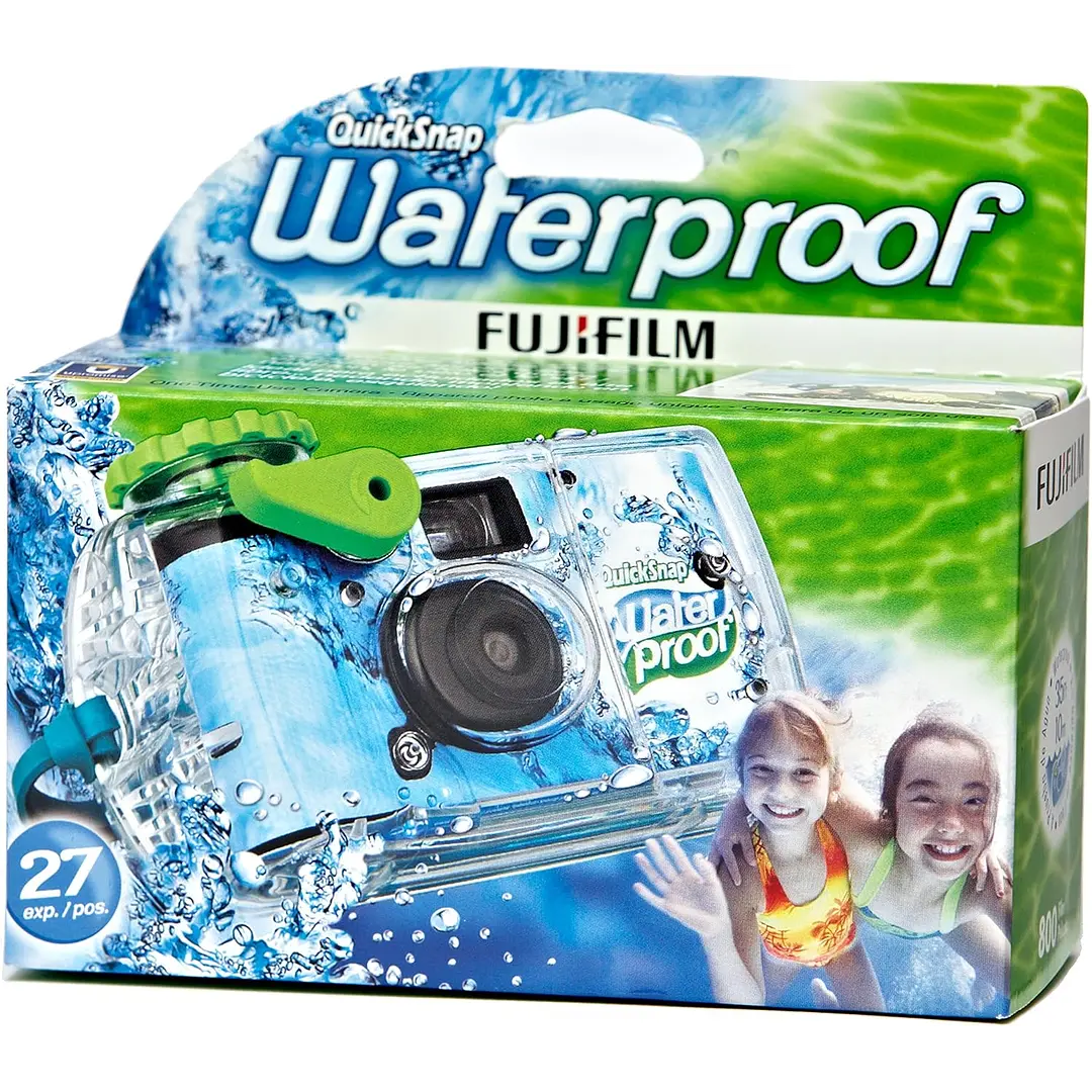 Cámara FUJIFILM desechable QuickSnap Waterproof 800 de 35mm - Imagen 2