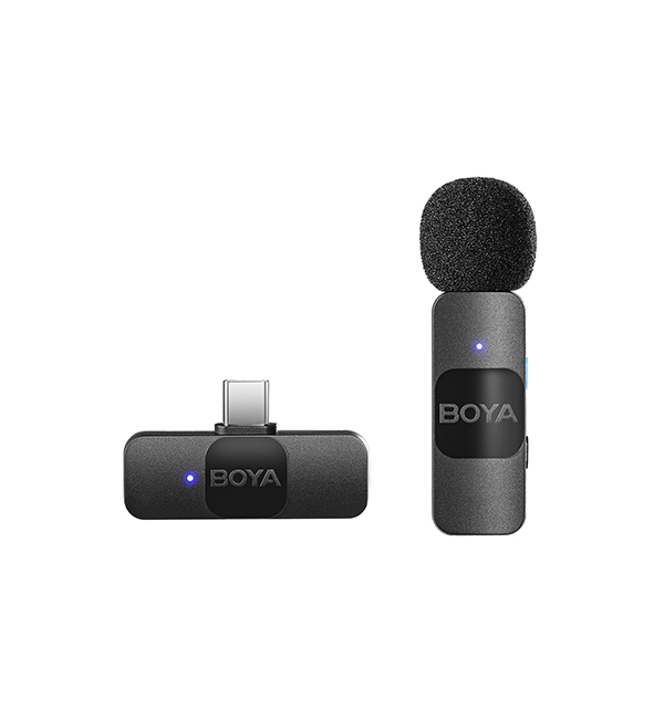 Boya BY-V10 Micrófono Inalámbrico Ultra Compacto y Portable 2.4GHz Conector USB-C - Imagen 7