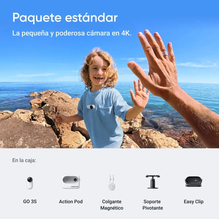 Insta360 GO 3S Standard Edition Arctic White128GB - Imagen 5