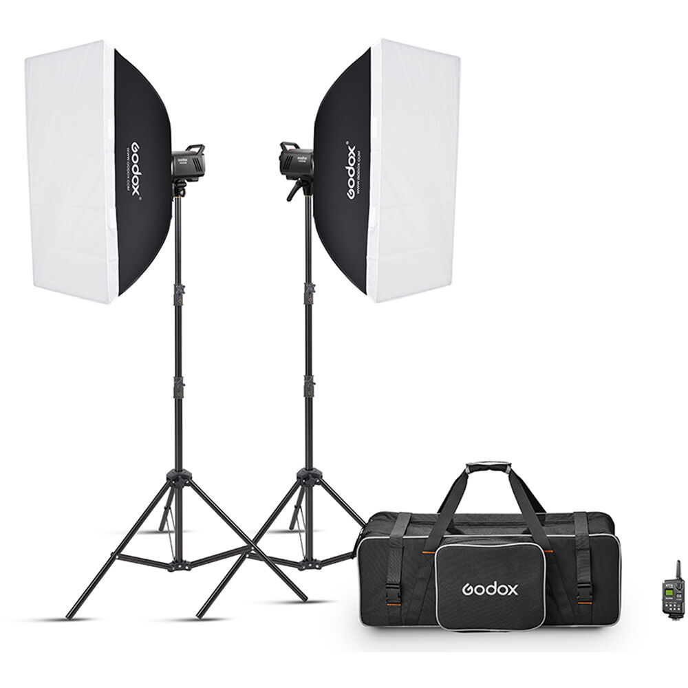 Godox MS200-F Kit Flash Estudio 2 Cabezales de 200Ws - Imagen 2