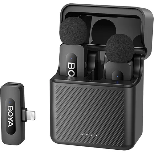 BOYA BY-V3 COMBO 2-Person Wireless Microphone System - Imagen 8