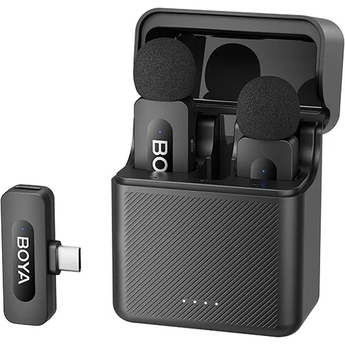 BOYA BY-V3 COMBO 2-Person Wireless Microphone System - Imagen 2