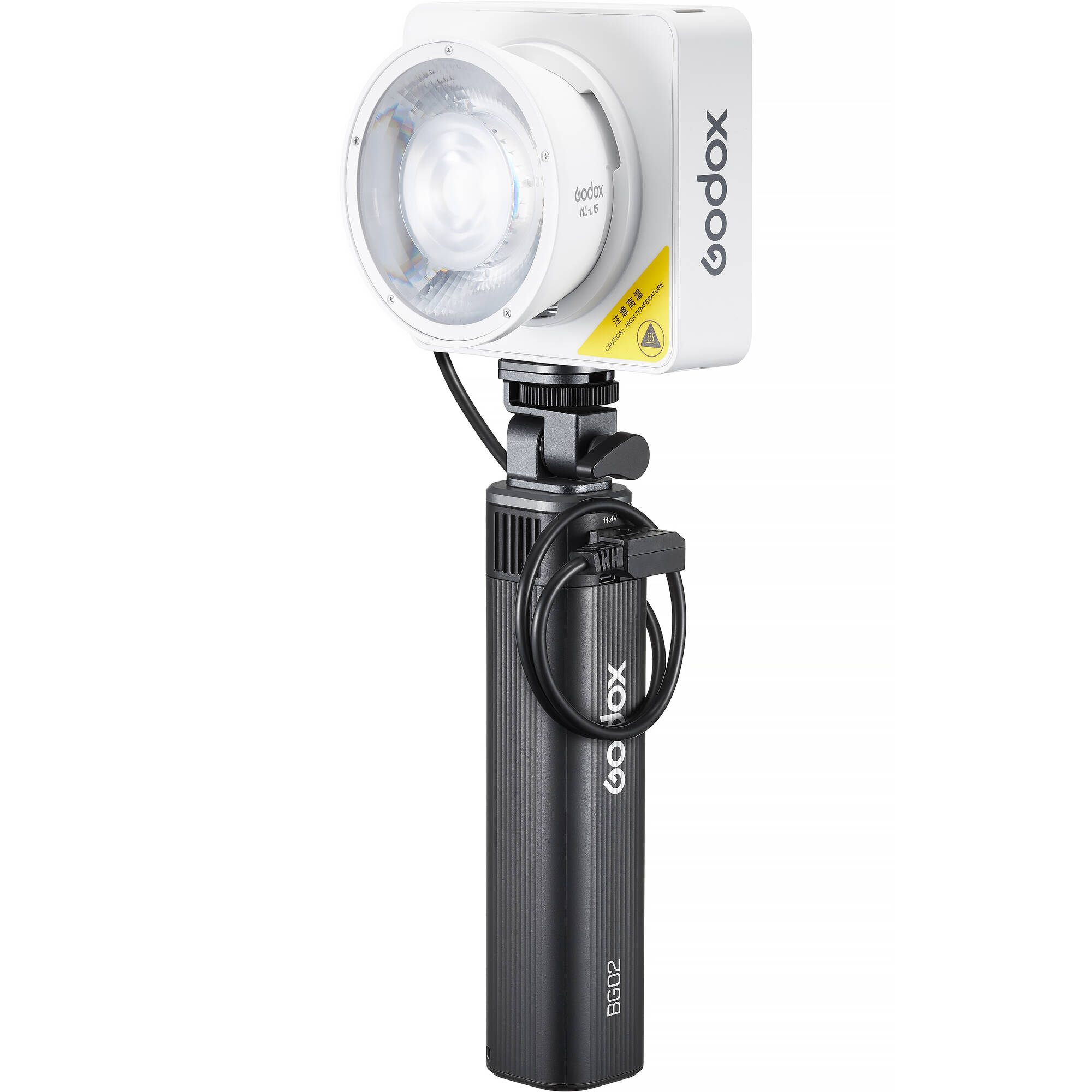 Godox ML100R RGB Kit Luz Led + Battery Grip - Imagen 5