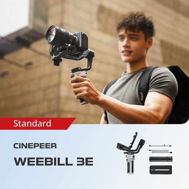 ESTABILIZADOR ZHIYUN WEEBILL 3E CINEPEER /88617-ZY10034 - Imagen 8