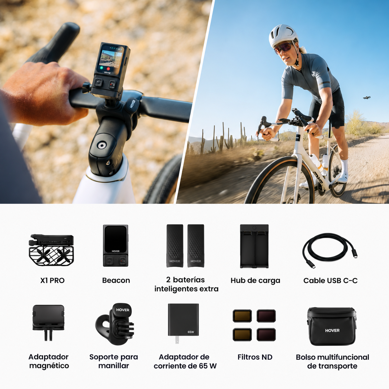 DRONE HOVERAir X1 PRO Cycling Kit - Imagen 2